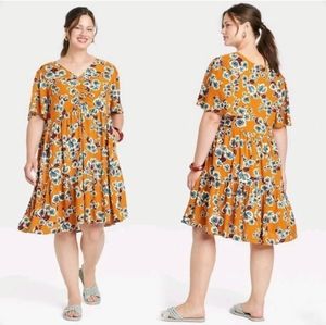 Ava & Viv Cinch Waist Dress 1X